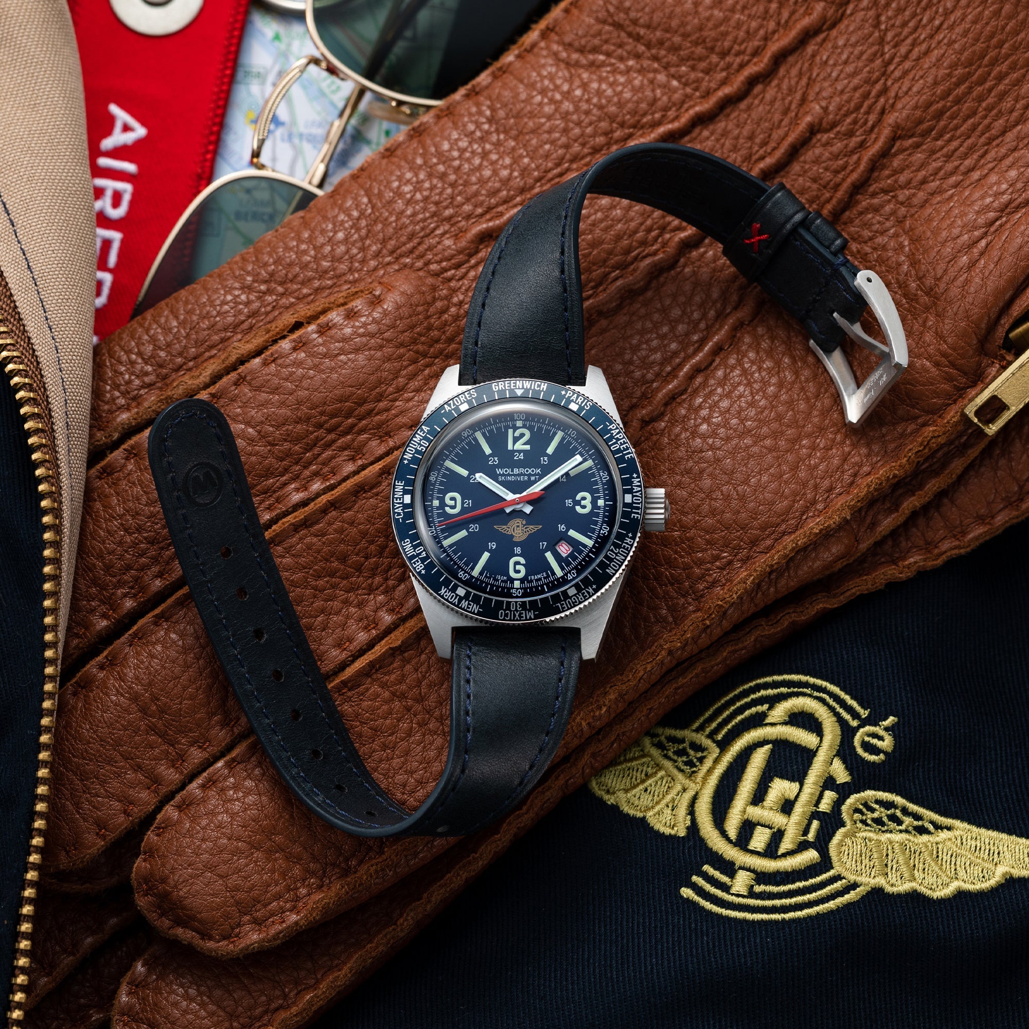 Wolbrook Skindiver WT Automatic dive watch — French-assembled tool watch at Smiths Boutique