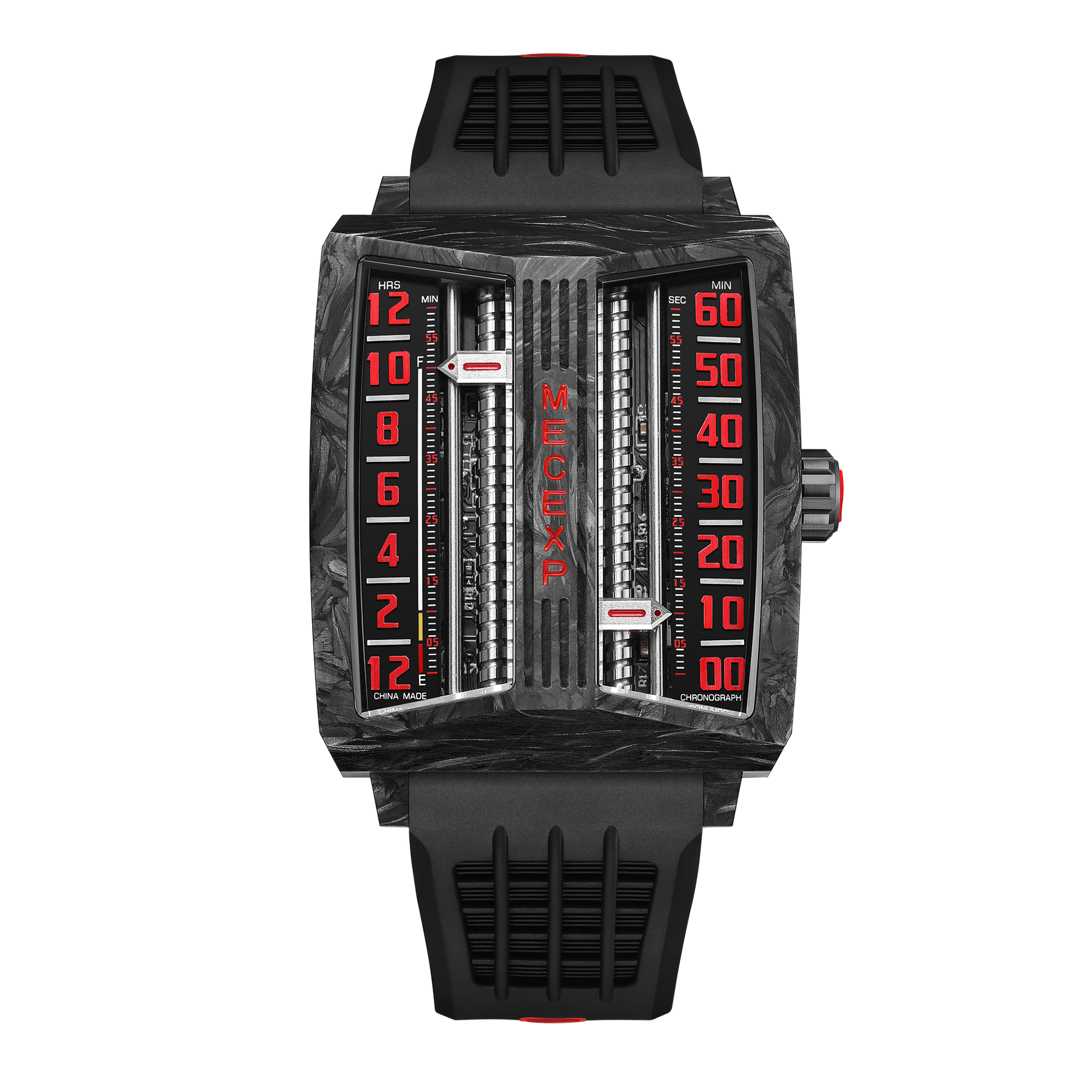 MECEXP MS1001 Forged Carbon Edition — front