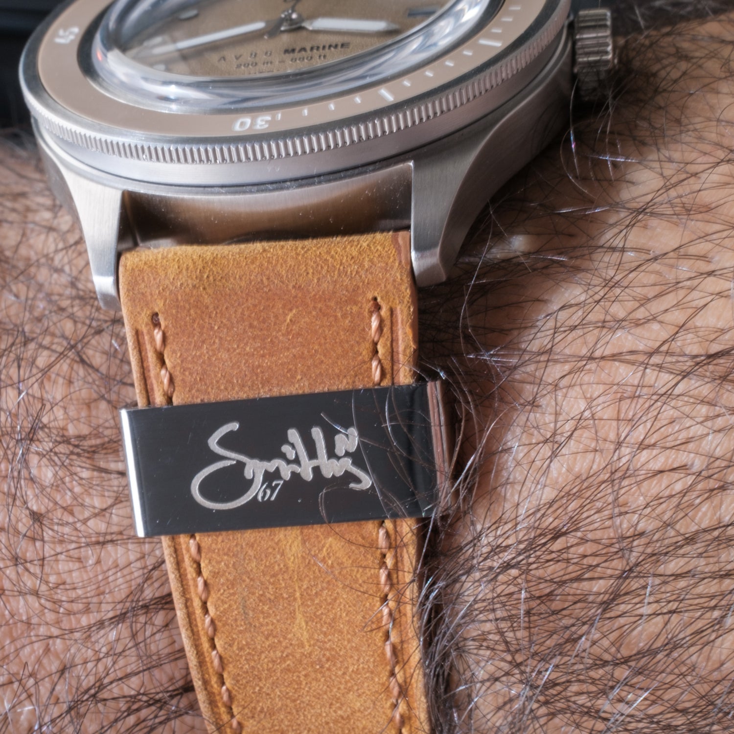 Engravable Strap Loop — Silver