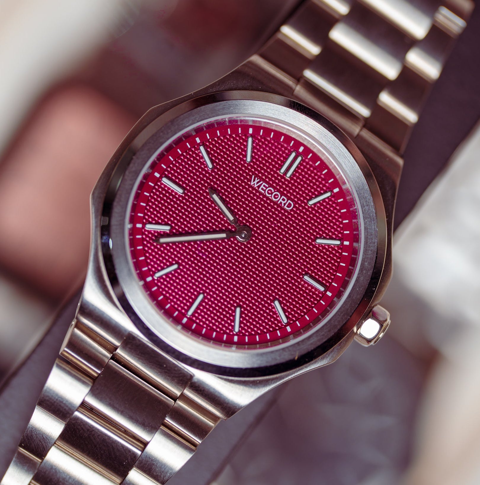 Wecord London Oliver Burgundy Watch | Smiths – Smiths Boutique