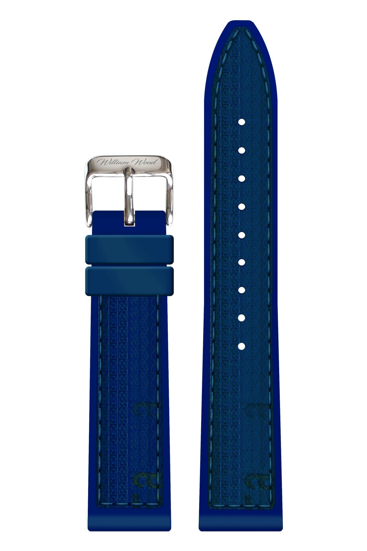 William Wood blue watch strap | Smiths Boutique
