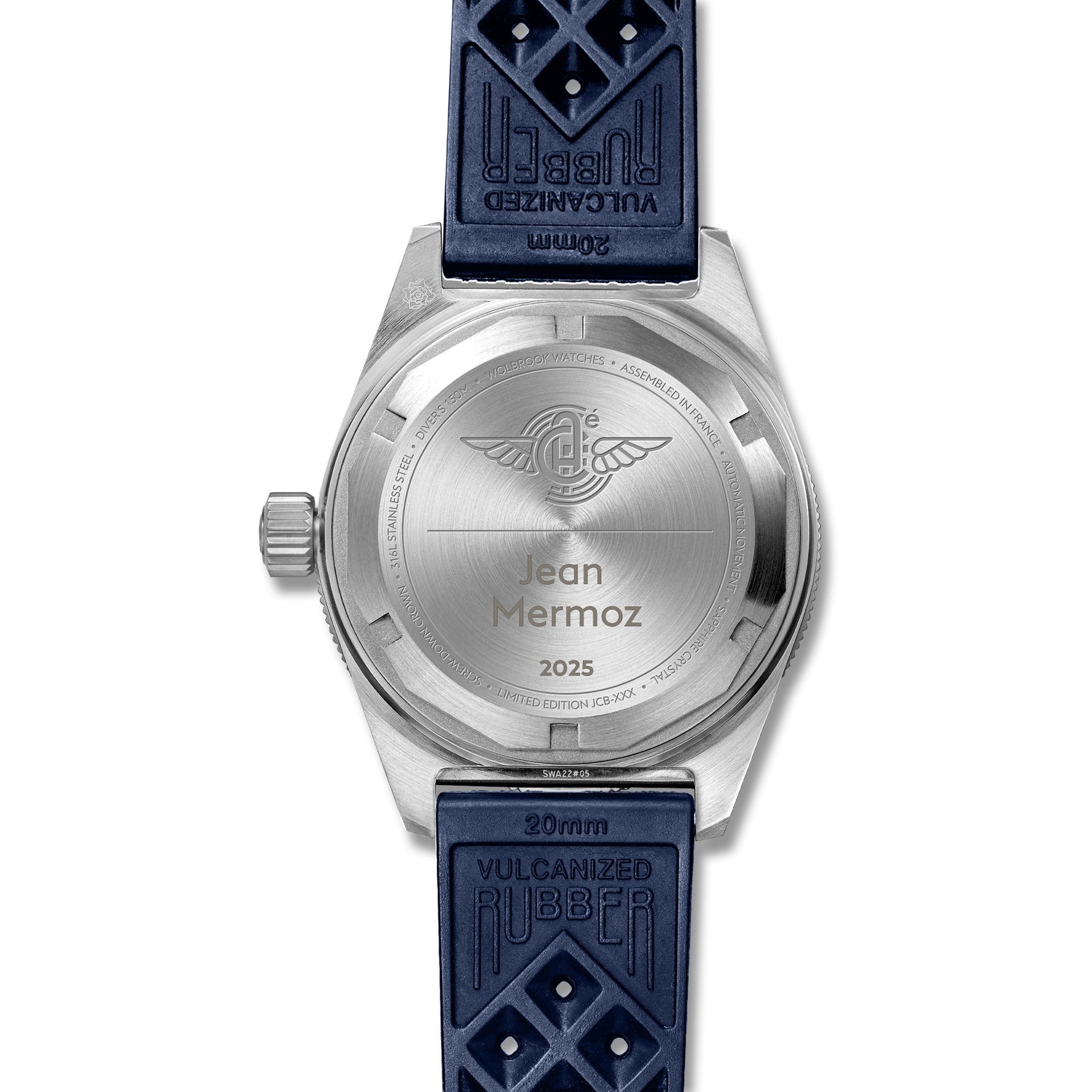 Wolbrook Skindiver WT Aéro-Club de France caseback