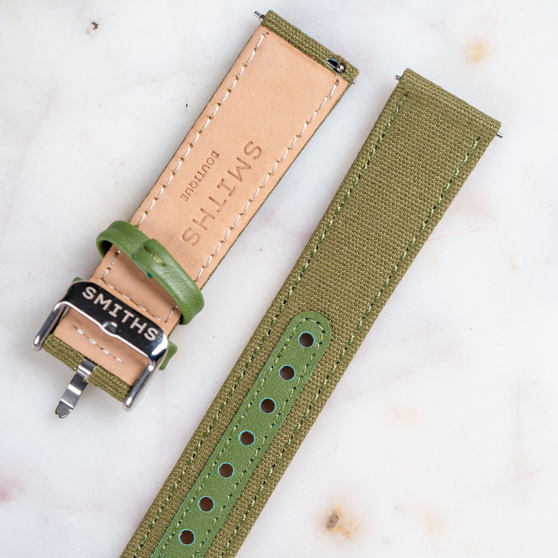 Field Canvas Strap — Army Green | Smiths Straps