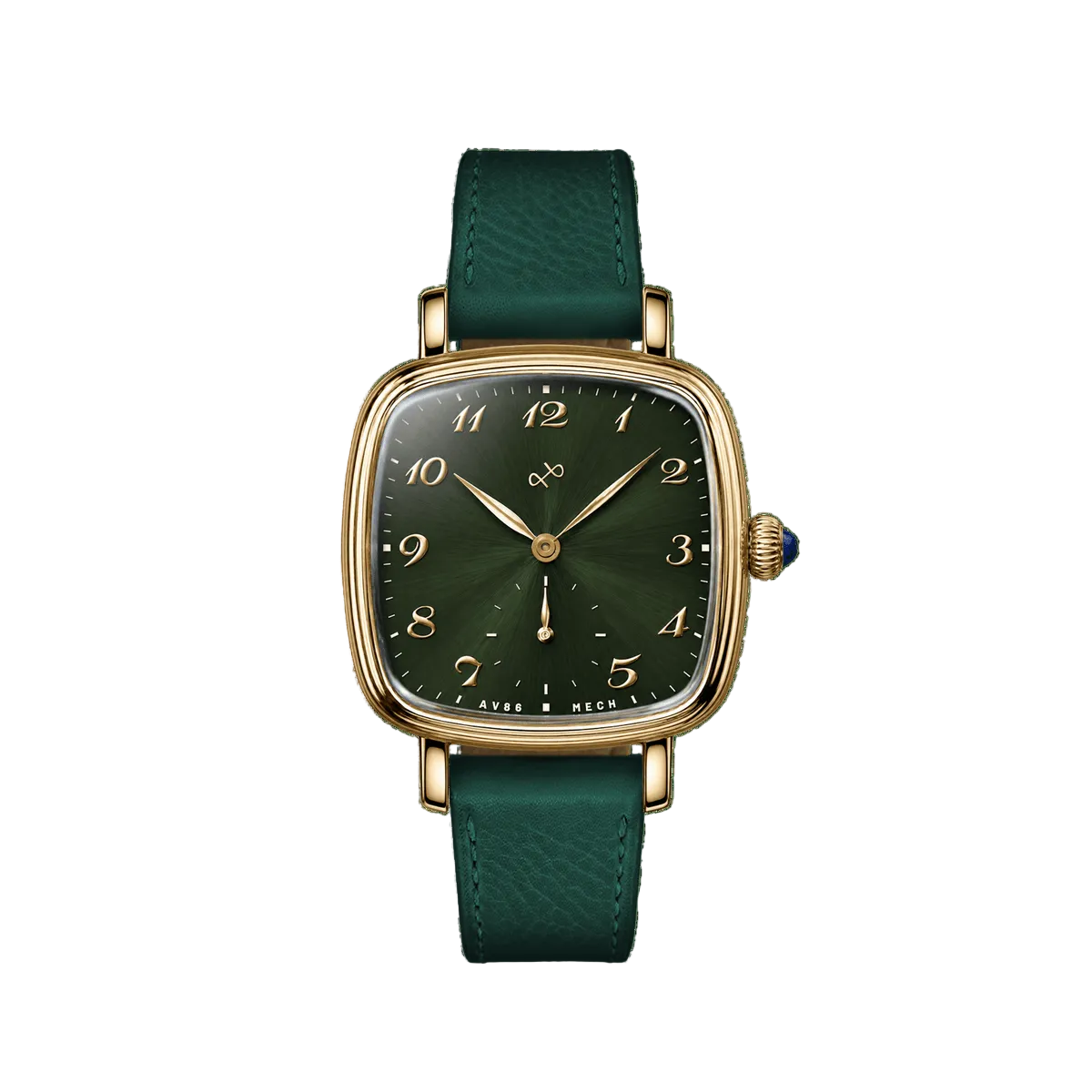 AV86 1954 Capri Green/Gold — 33mm ladies' hand-wound watch | Smiths Boutique