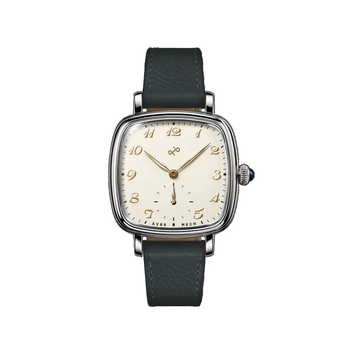 AV86 1954 Capri White/Steel — 33mm ladies' hand-wound watch | Smiths Boutique