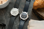 1564 Chronodate Automatic Blue — dial detail