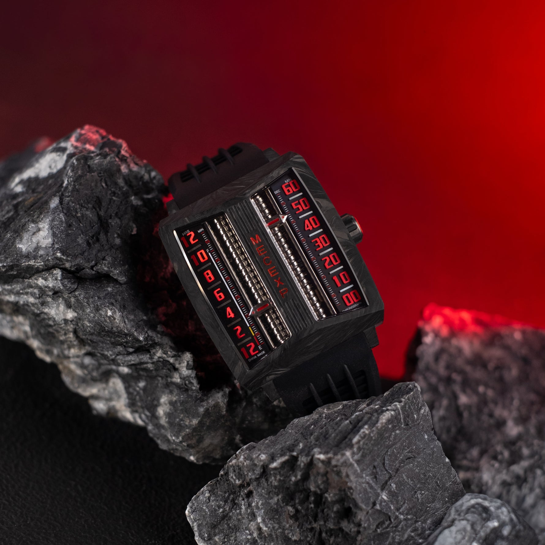 MECEXP MS1001 Forged Carbon Edition — detail