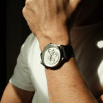 1564 Chronodate Automatic White — lifestyle wrist shot