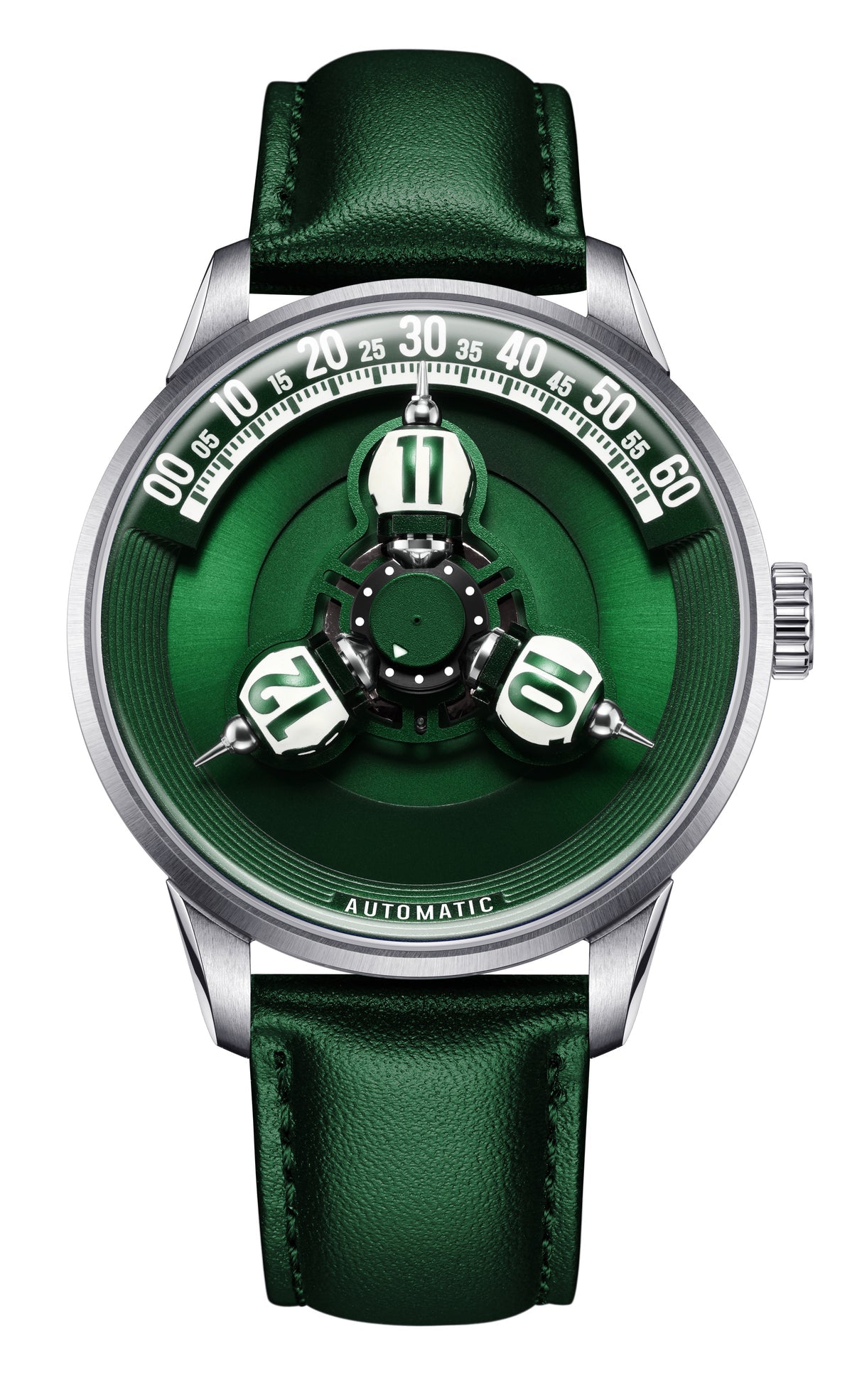 Mandetbrote Time Orbits green watch | Smiths Boutique