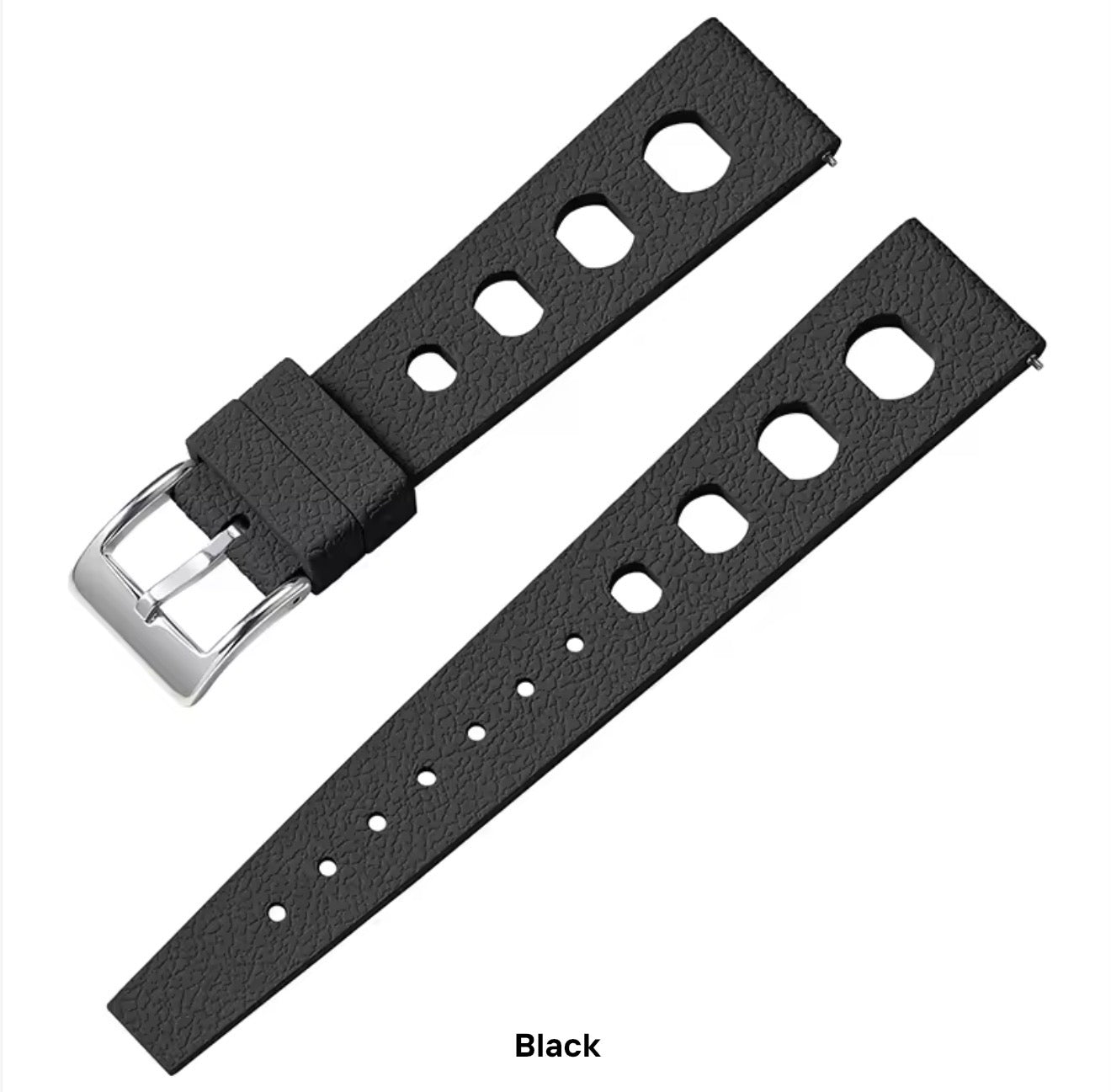 Vintage rally FKM rubber watch strap | Smiths Boutique