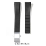 Plain FKM rubber watch strap 20mm | Smiths Boutique