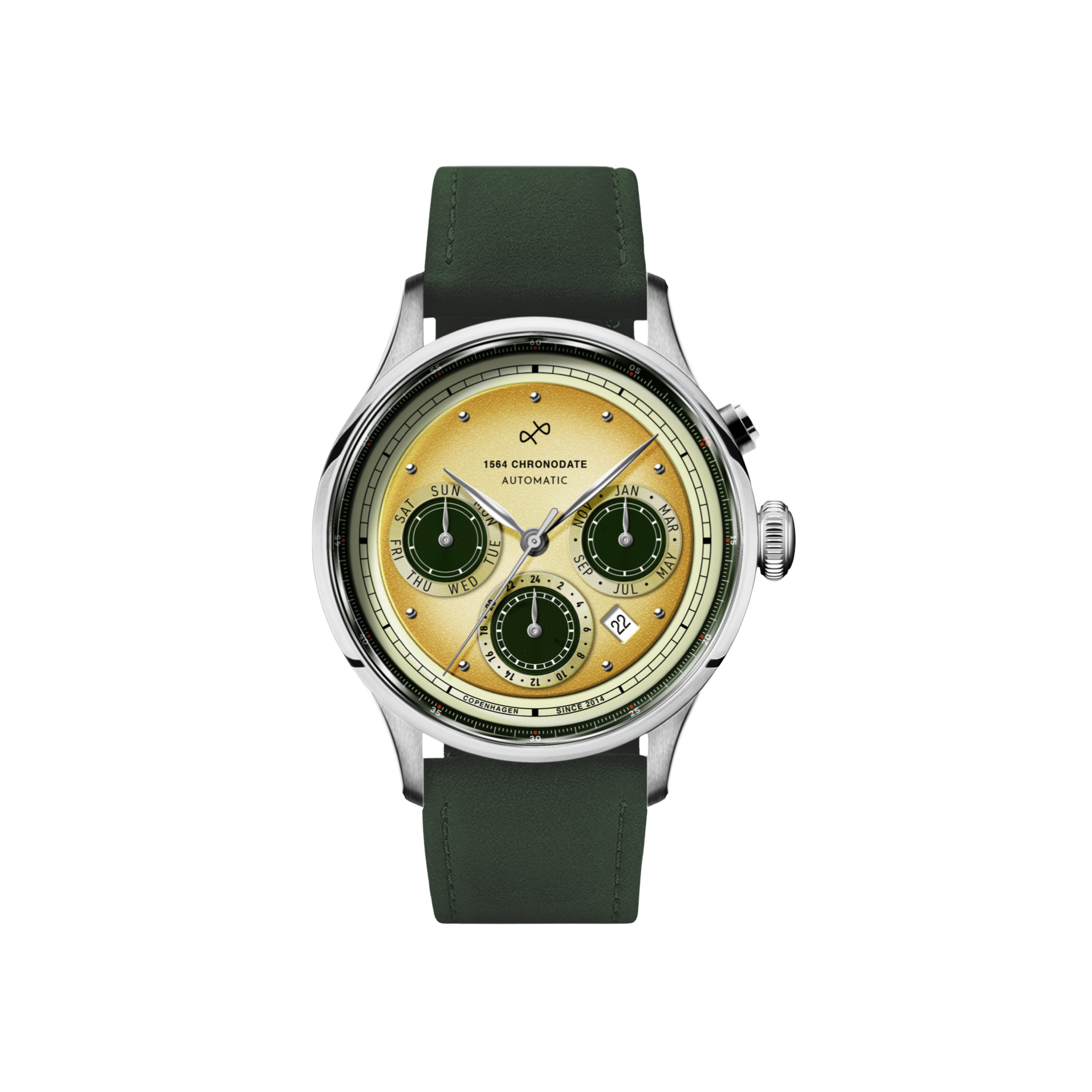 1564 Chronodate Limoncello | About Vintage – Smiths Boutique