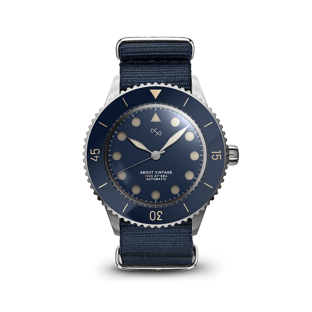 About Vintage 1926 navy blue vintage watch | Smiths Boutique