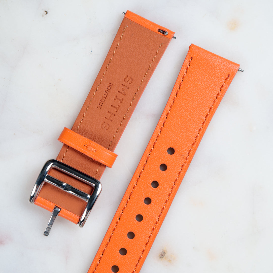 Pastel Smooth Leather Watch Strap 20mm | Smiths Boutique Kuwait