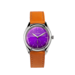 Von Doren Runde Purple — purple sunburst dial