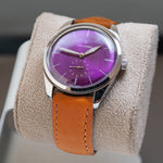 Runde Purple — displayed on watch pillow
