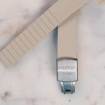 The Smiths Five curved FKM strap — Bone | Smiths Boutique