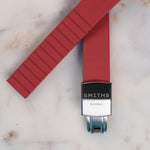 The Smiths Five curved FKM strap — Clay Rose | Smiths Boutique