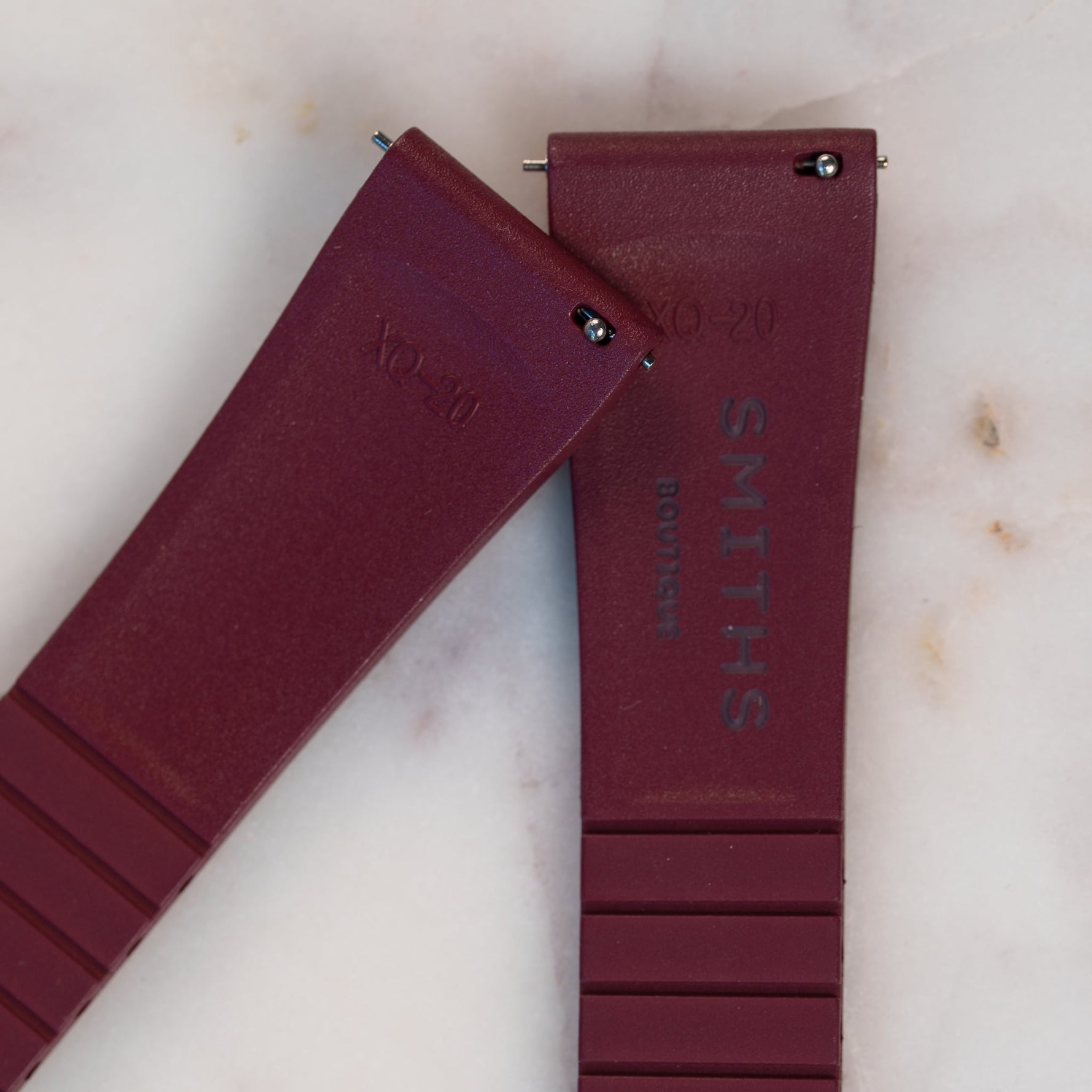 Oxblood — back side, deployant clasp | The Smiths Five