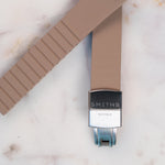 The Smiths Five curved FKM strap — Warm Taupe | Smiths Boutique