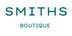 Smiths Boutique logo in teal on a white background