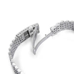 Wolbrook beads of rice steel bracelet side profile