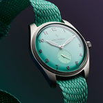 Runde Candy Mint — with matching mint perlon strap