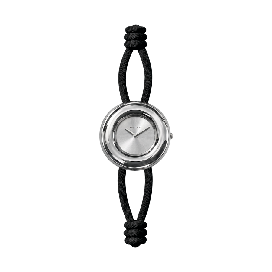 Silver Soho Watch - Black