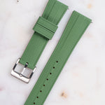 Waffle FKM Rubber Strap — Green | Smiths Straps