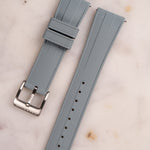 Waffle FKM Rubber Strap — Grey | Smiths Straps