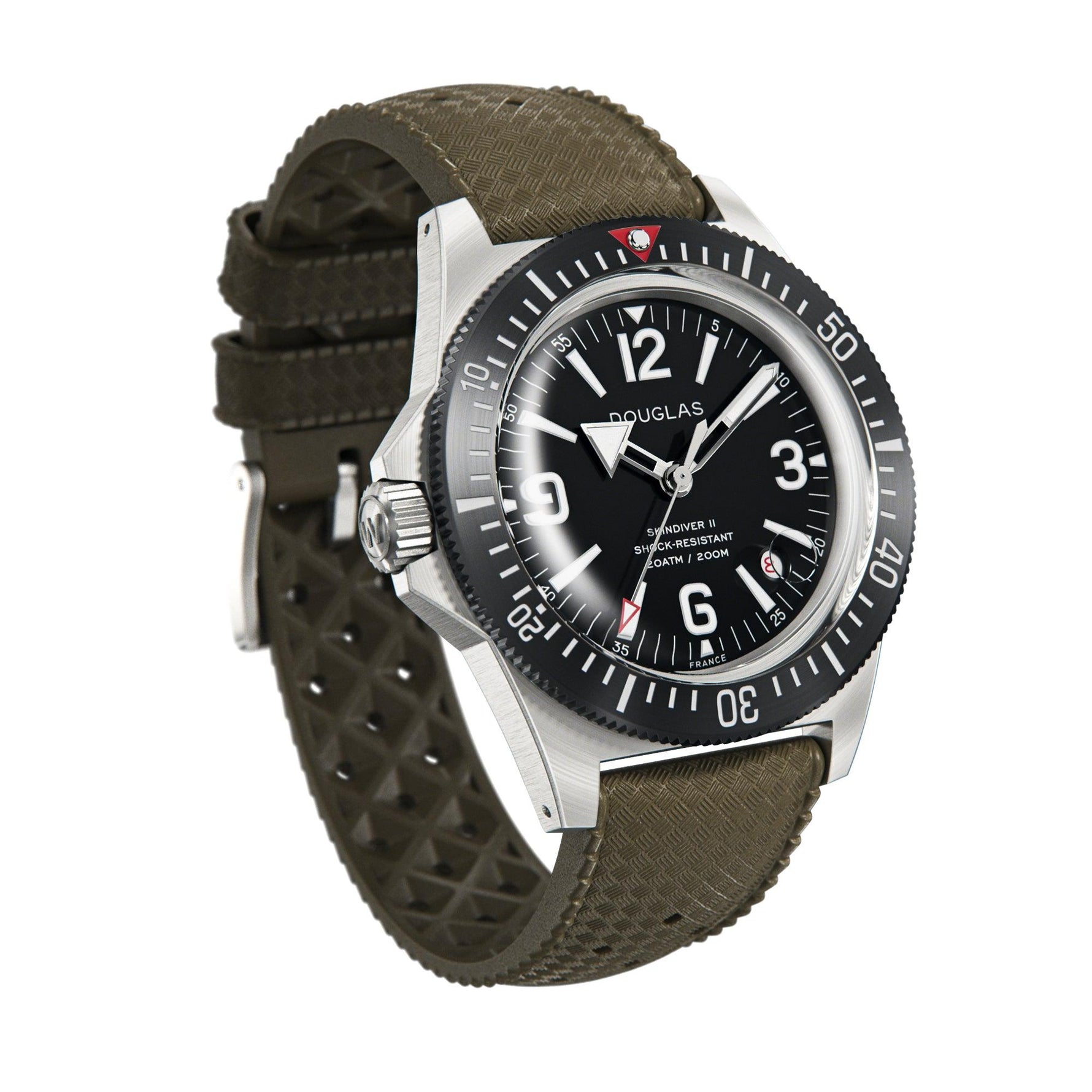 Wolbrook Skindiver II Professional dive watch angled view