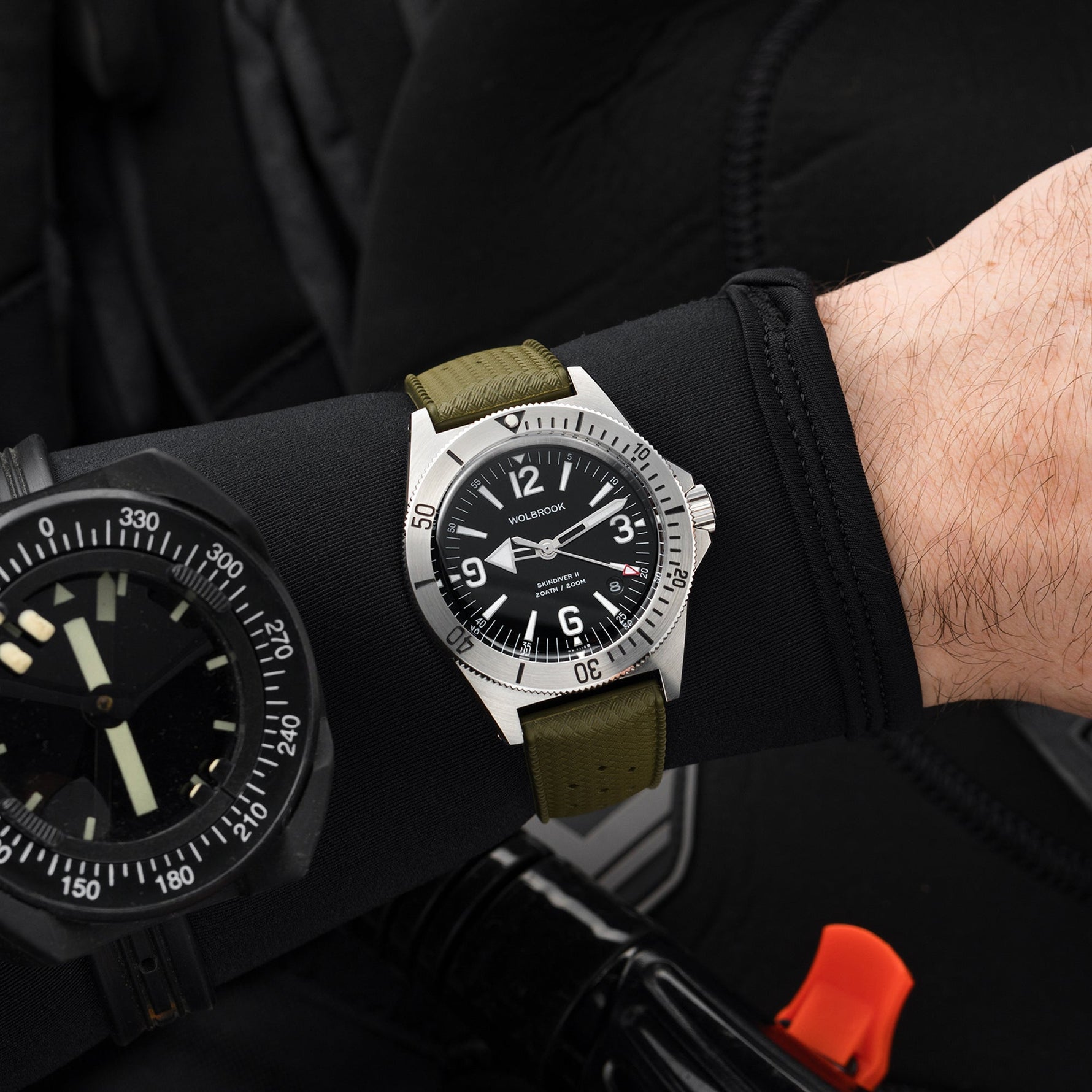 Wolbrook Skindiver II Automatic wrist shot