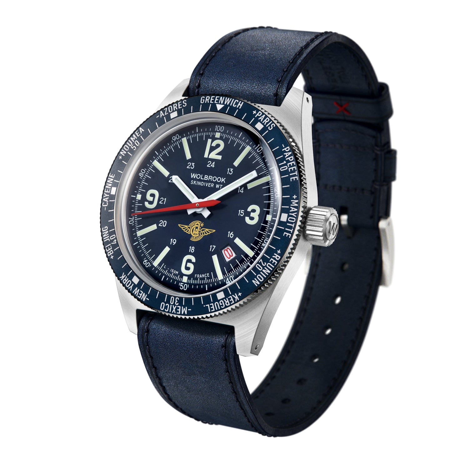 Wolbrook Skindiver WT Aéro-Club de France special edition angled view